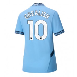 Manchester City Jack Grealish #10 Dámské Domácí Dres 2024-25 Krátký Rukáv